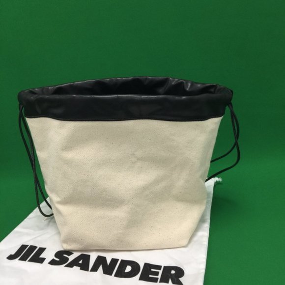 Jil Sander NWT Small Canvas Drawstring Crossbody Bag - Picture 3 of 9